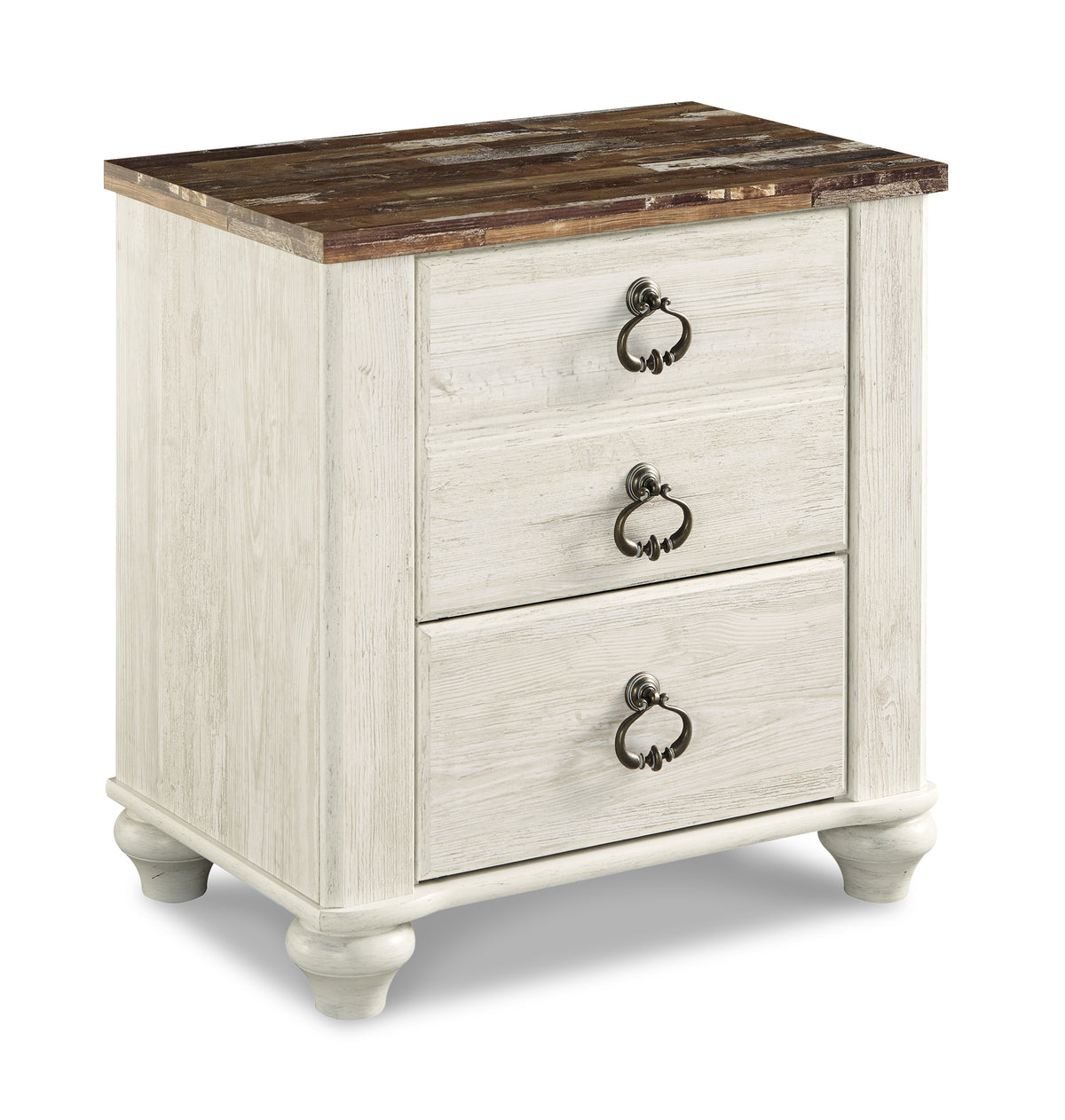 Willowton Two Drawer Night Stand