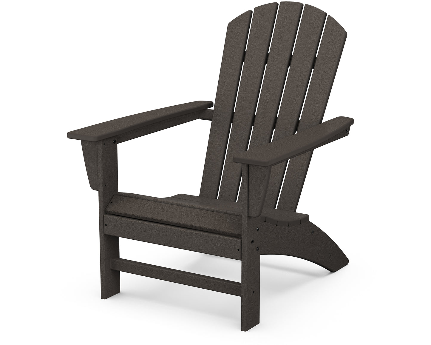 POLYWOOD® Nautical Adirondack Chair in Vintage Coffee