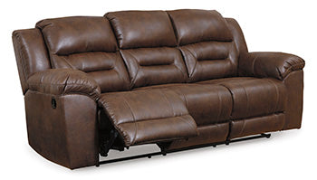 Stoneland Reclining Sofa - Chocolate