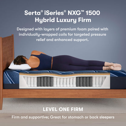 Serta® iSeries® NXG™ Mattress - 1500 Hybrid Firm