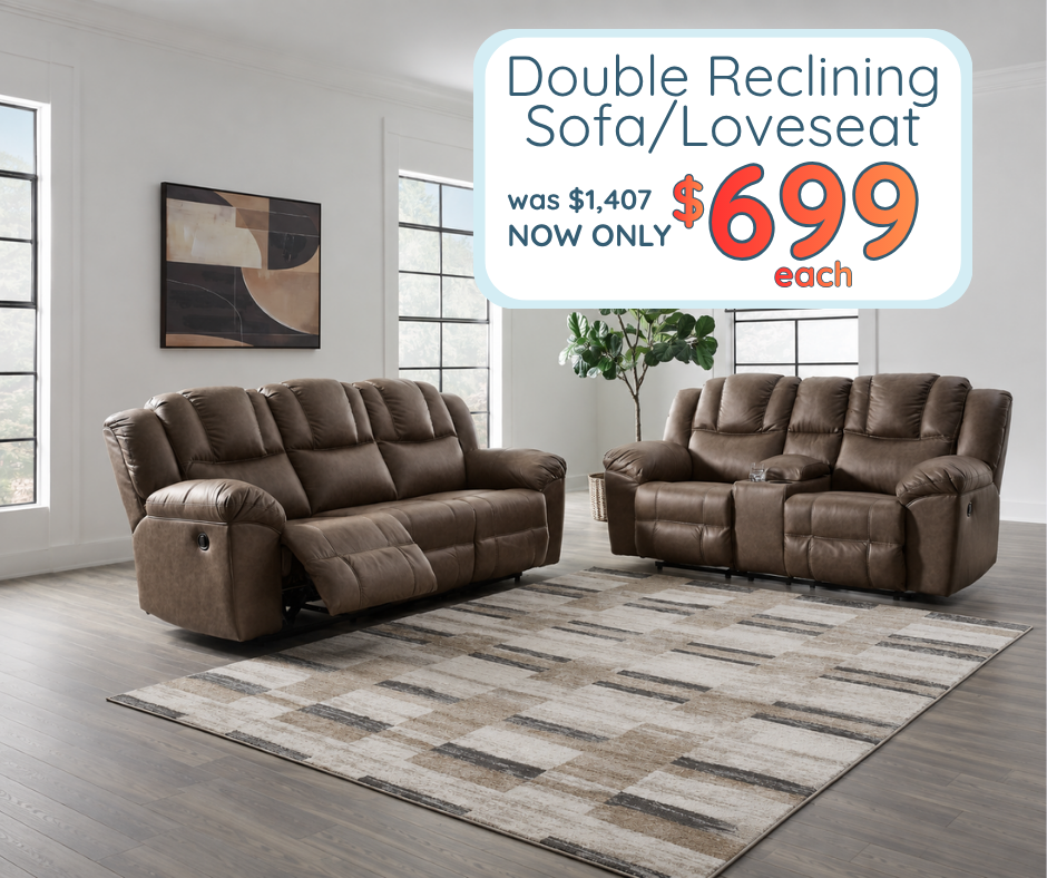 Lowilla Reclining Sofa and Loveseat Hot Buy