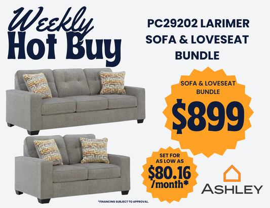 Larimer Sofa & Loveseat Bundle