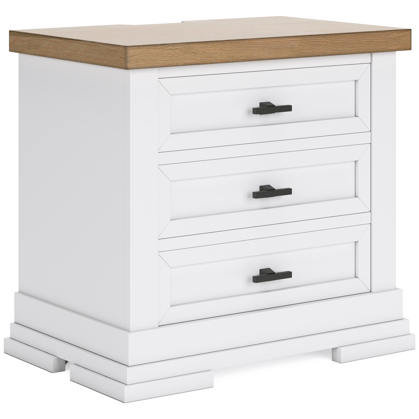 Ashbryn Three Drawer Night Stand