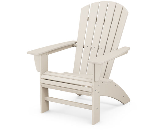 POLYWOOD® Nautical Curveback Adirondack Chair in Sand