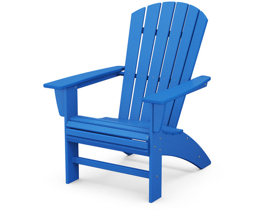 POLYWOOD® Nautical Curveback Adirondack Chair in Pacific Blue