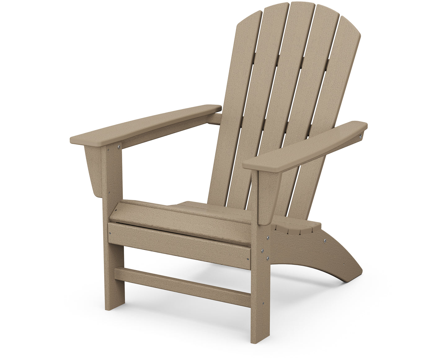 POLYWOOD® Nautical Adirondack Chair in Vintage Sahara