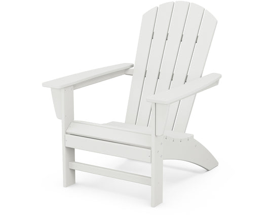 POLYWOOD® Nautical Adirondack Chair in Vintage White