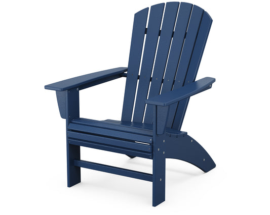 POLYWOOD® Nautical Curveback Adirondack Chair in Navy