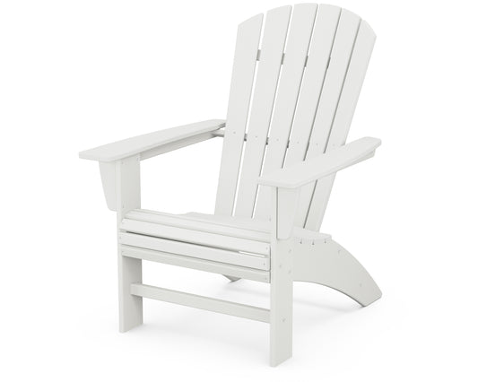 POLYWOOD® Nautical Curveback Adirondack Chair in Vintage White