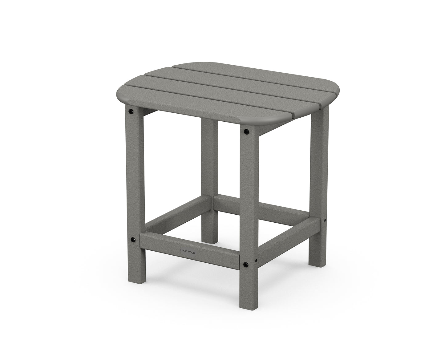 South Beach 18" Side Table in Slate Grey